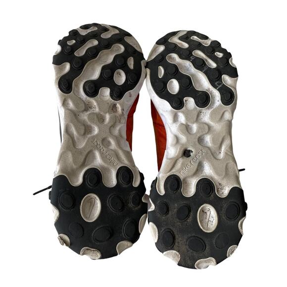 Nike React Element 55 Premium Sunrise Orange Shimmer 10 EUC - Picture 8 of 11